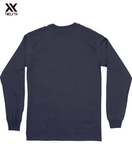 Bordeaux Crest T-Shirt - Mens - Long Sleeve