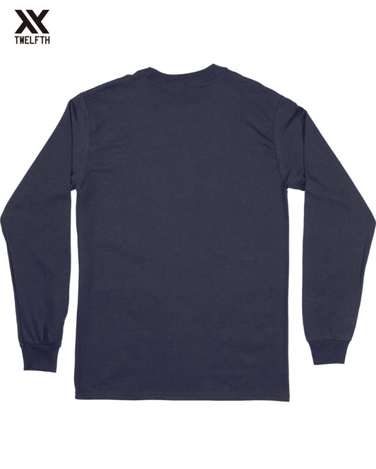 Boca Juniors Crest T-Shirt - Mens - Long Sleeve