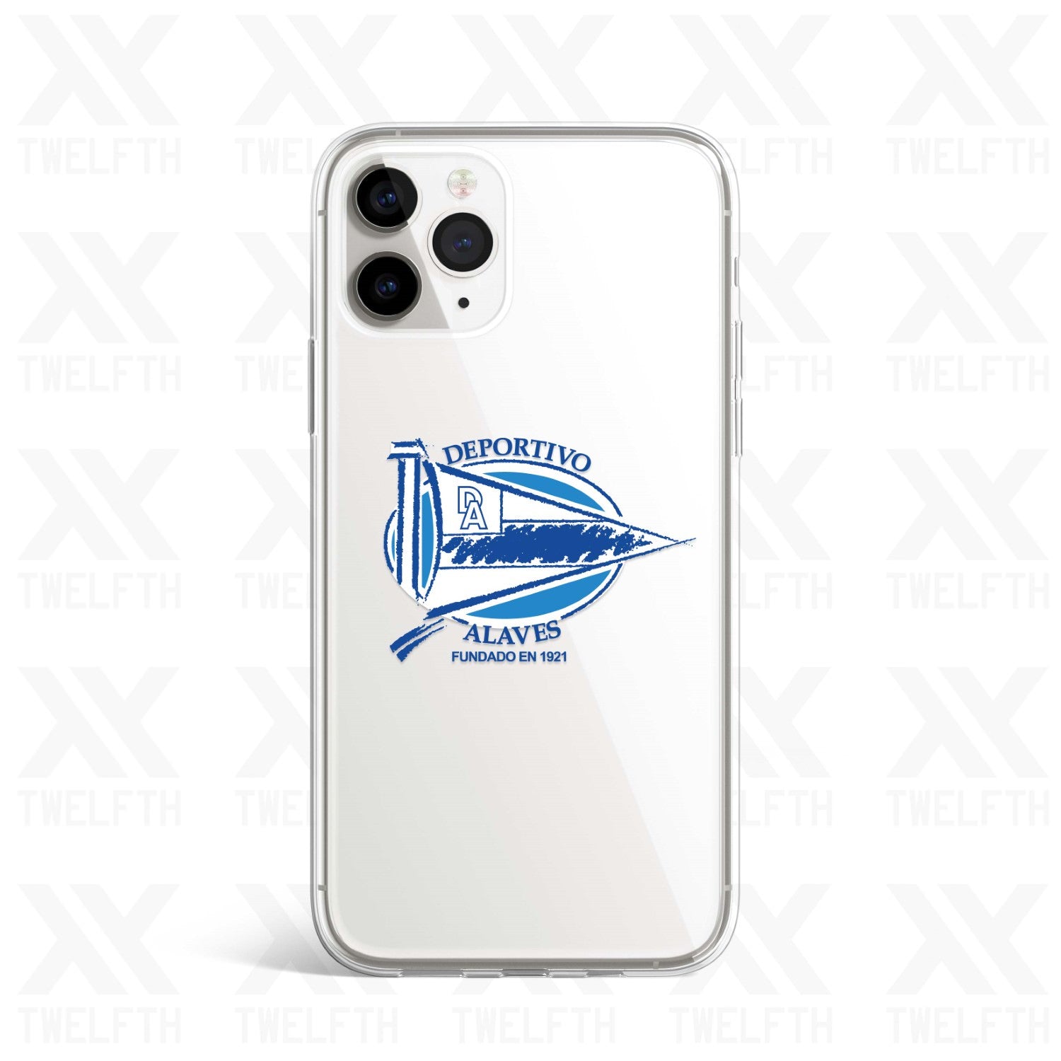 Alaves Crest Clear Phone Case