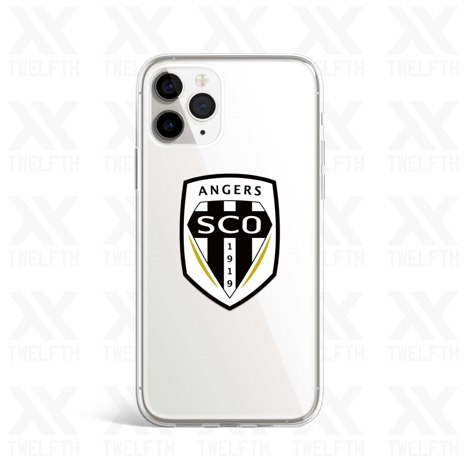 Angers Crest Clear Phone Case