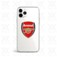 Arsenal Crest Clear Phone Case