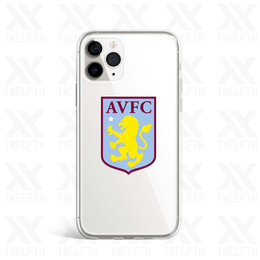 Aston Villa Crest Clear Phone Case