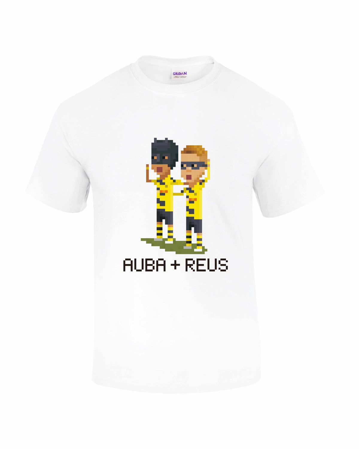 AUBAMEYANG & REUS BATMAN & ROBIN Pixel T-Shirt - Mens