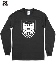 Austria Crest T-Shirt - Mens - Long Sleeve