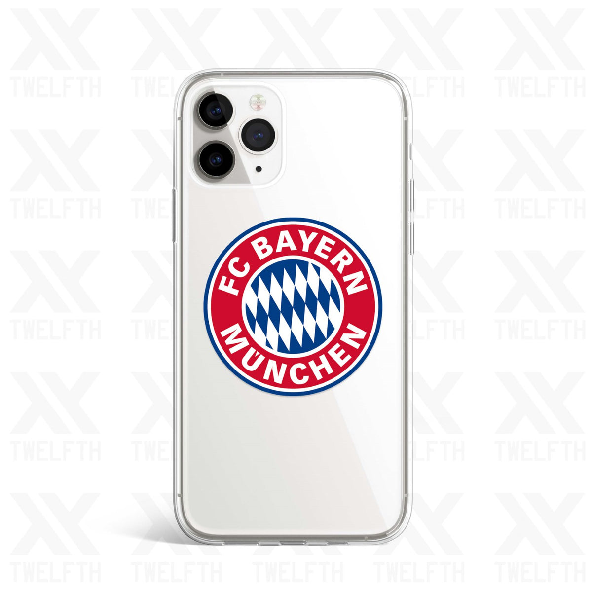 Bayern Munich Crest Clear Phone Case