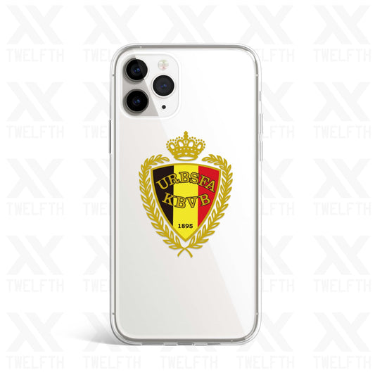 Belgium Crest Clear Phone Case