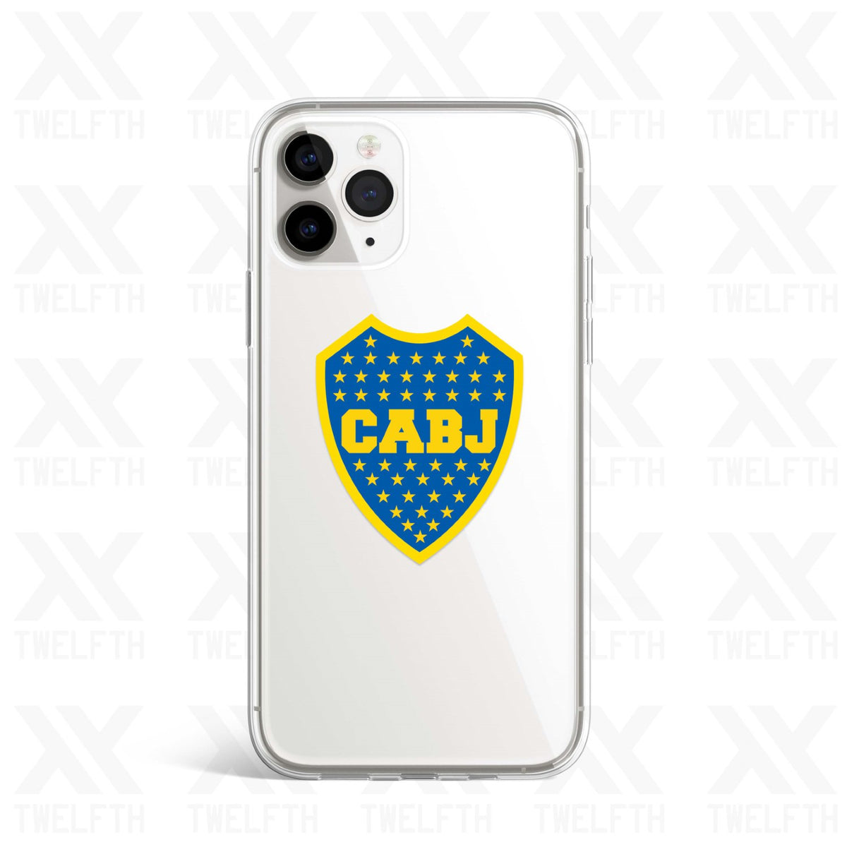 Boca Juniors Crest Clear Phone Case