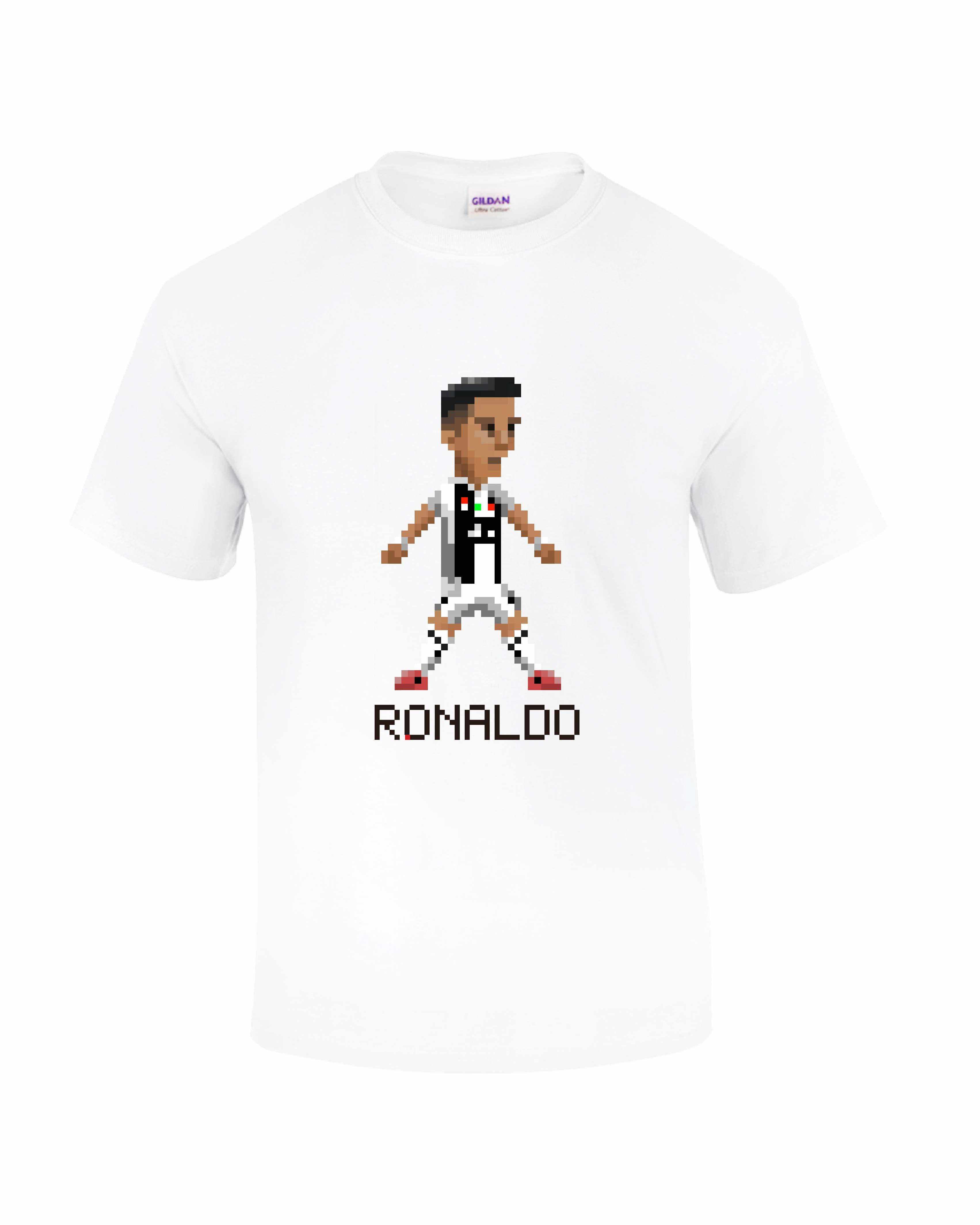 C RONALDO FREE KICK Pixel T-Shirt - Mens