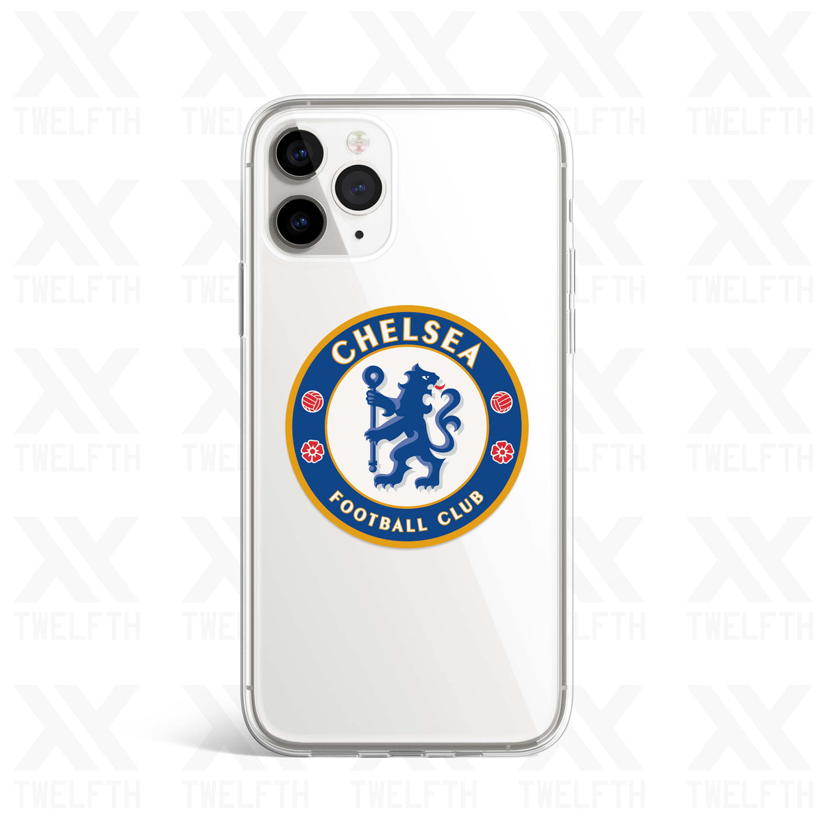 Chelsea Crest Clear Phone Case