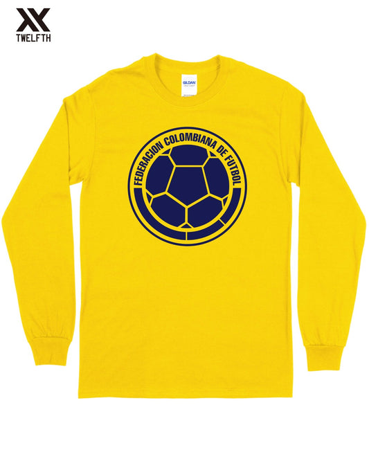 Colombia Crest T-Shirt - Mens - Long Sleeve