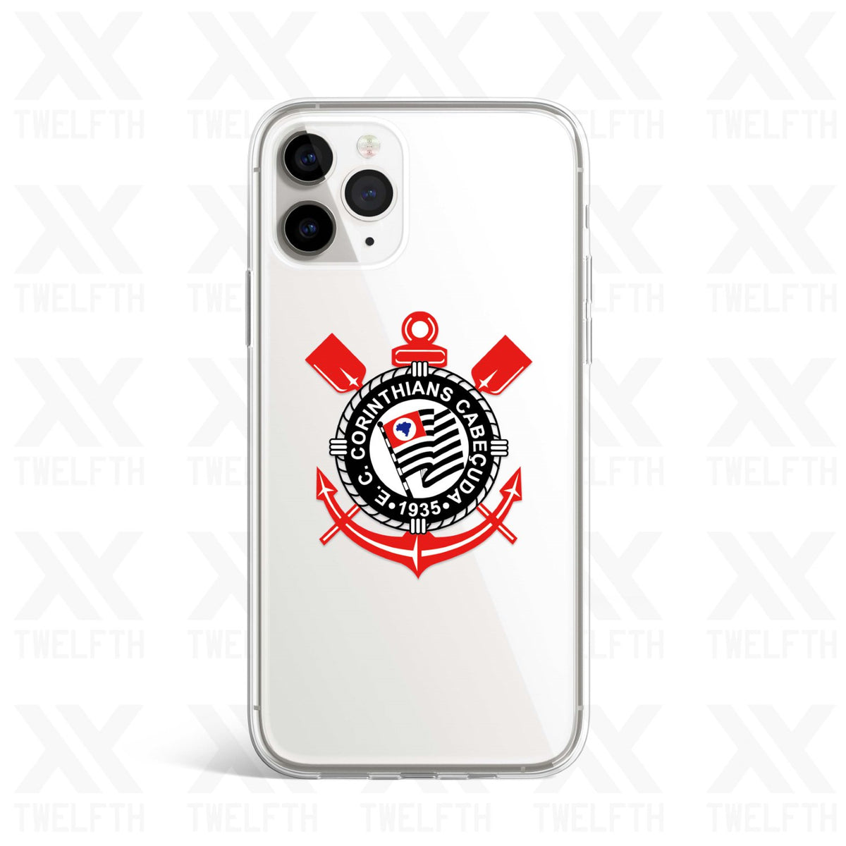 Corinthians Crest Clear Phone Case