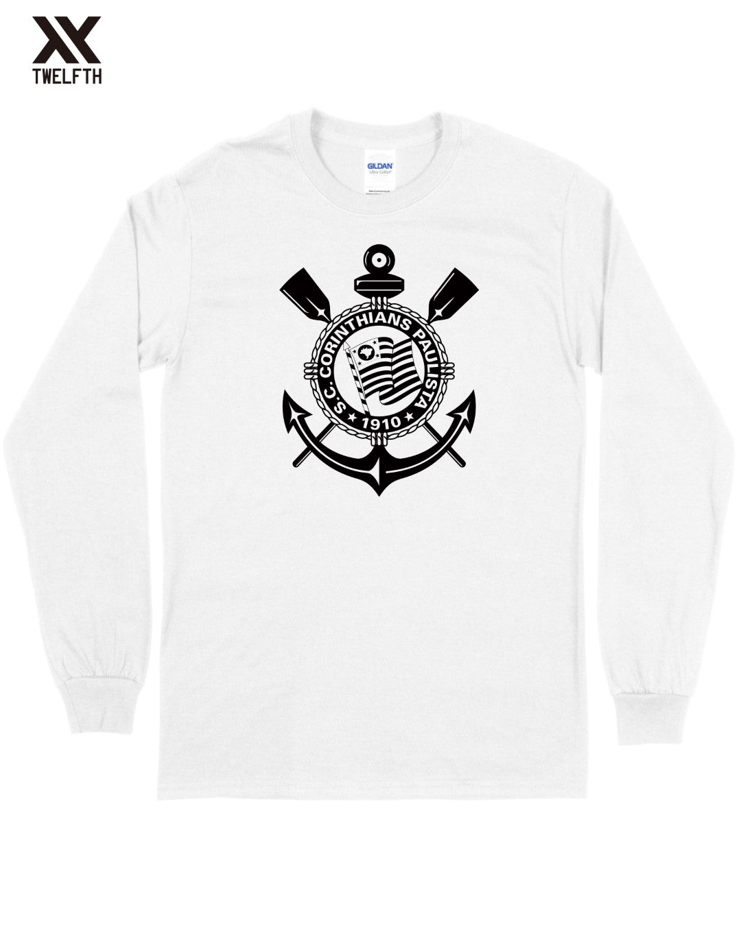Corinthians Crest T-Shirt - Mens - Long Sleeve