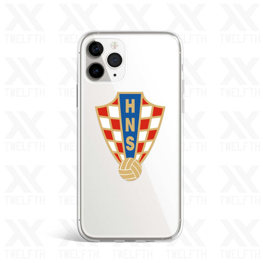 Croatia Crest Clear Phone Case