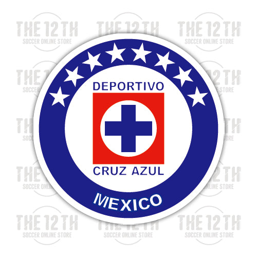 Cruz Azul Removable Vinyl Sticker Decal