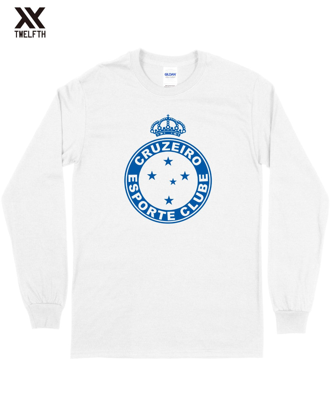 Cruzeiro Crest T-Shirt - Mens - Long Sleeve