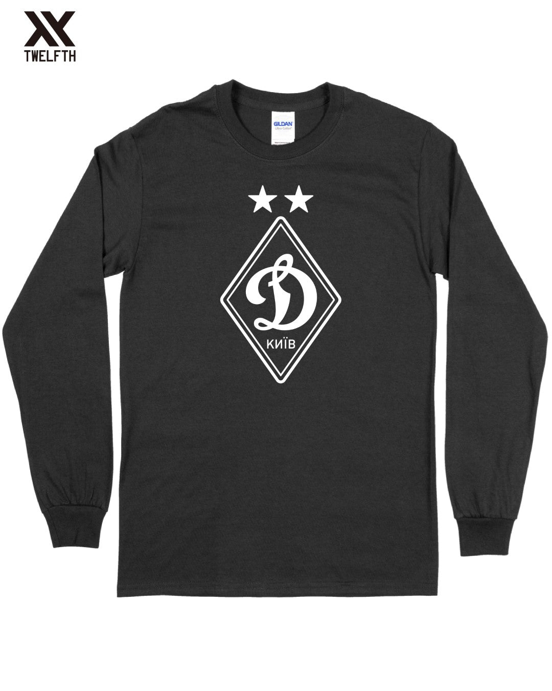 Dynamo Kyiv Crest T-Shirt - Mens - Long Sleeve