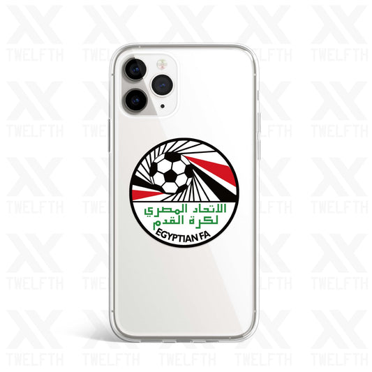 Egypt Crest Clear Phone Case