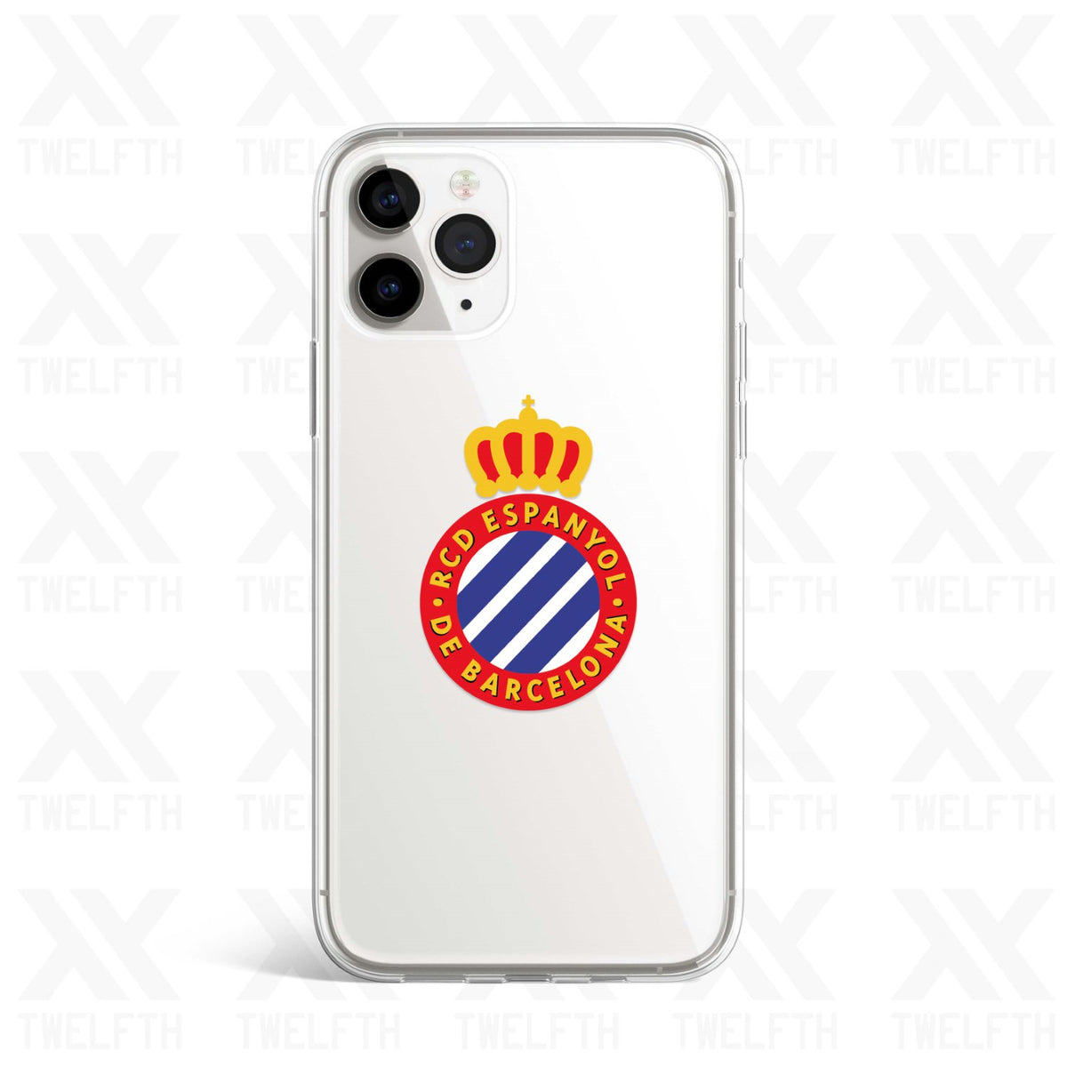 Espanyol Crest Clear Phone Case