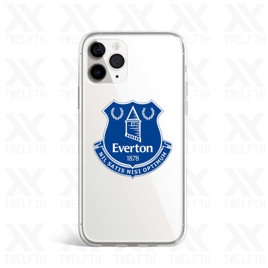 Everton Crest Clear Phone Case