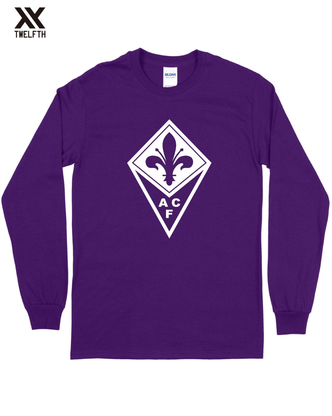 Fiorentina Crest T-Shirt - Mens - Long Sleeve