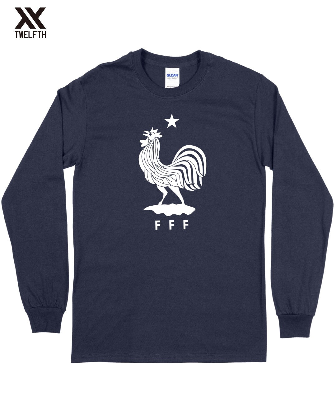 France Crest T-Shirt - Mens - Long Sleeve