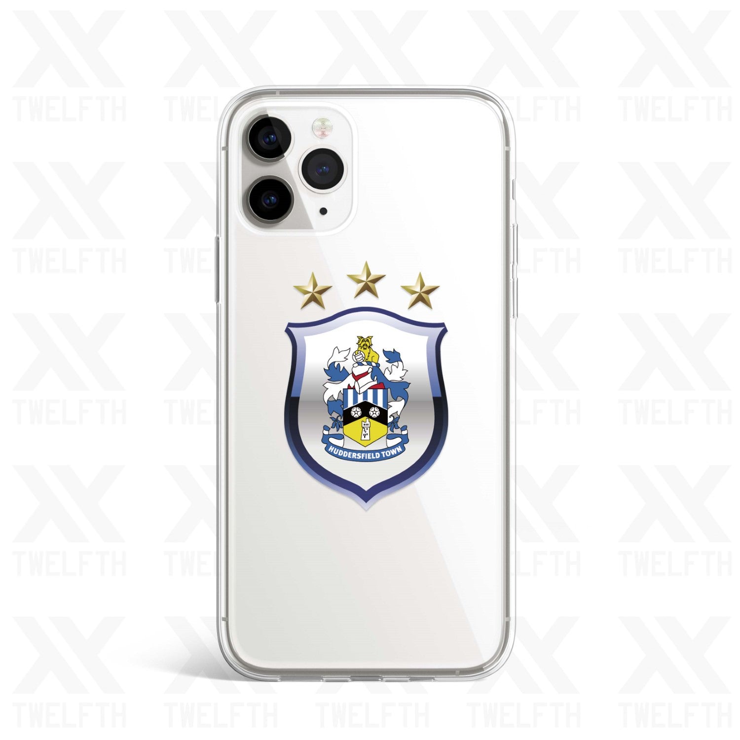 Huddersfield Town Crest Clear Phone Case