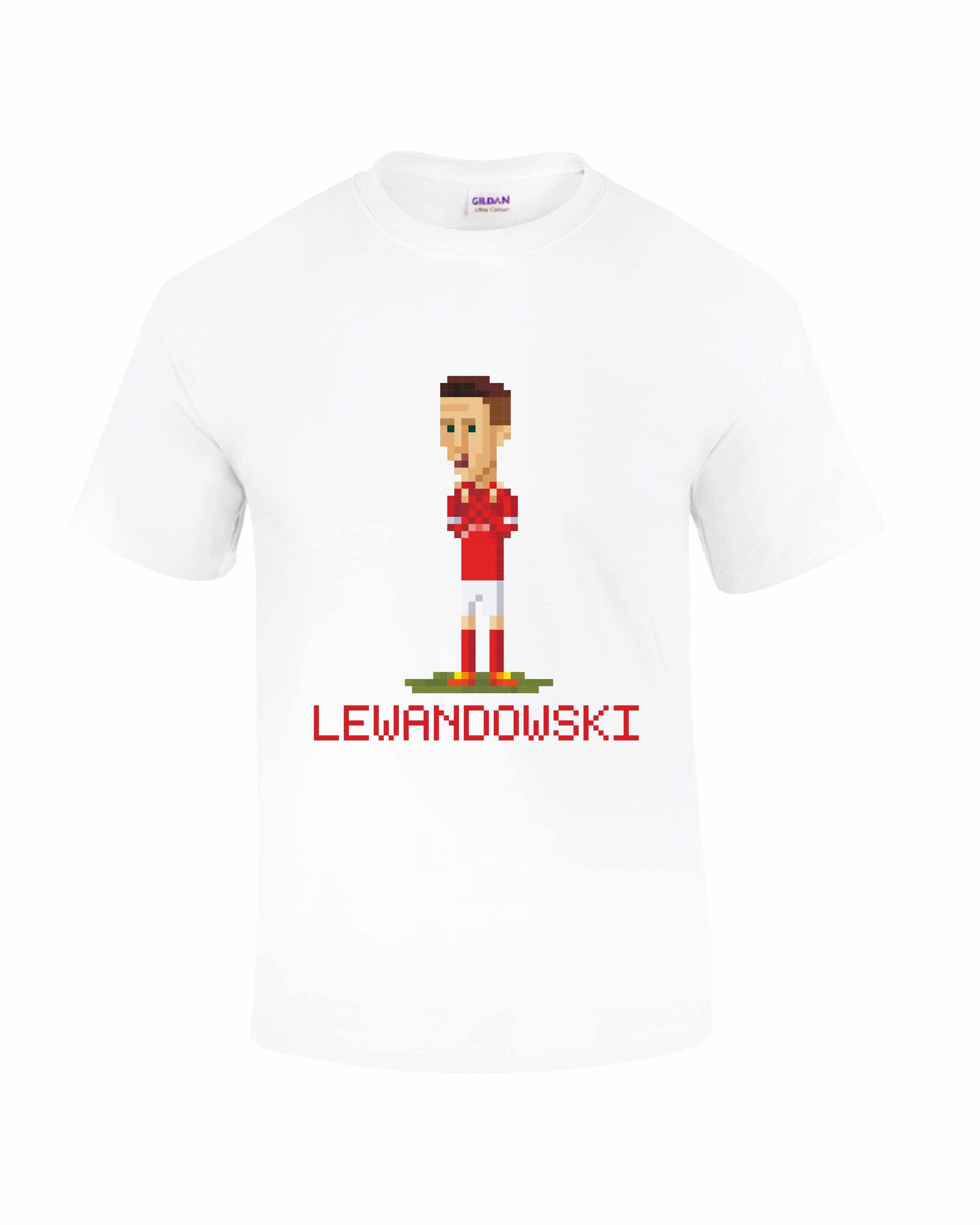 LEWANDOWSKI CELEBRATION Pixel T-Shirt - Mens