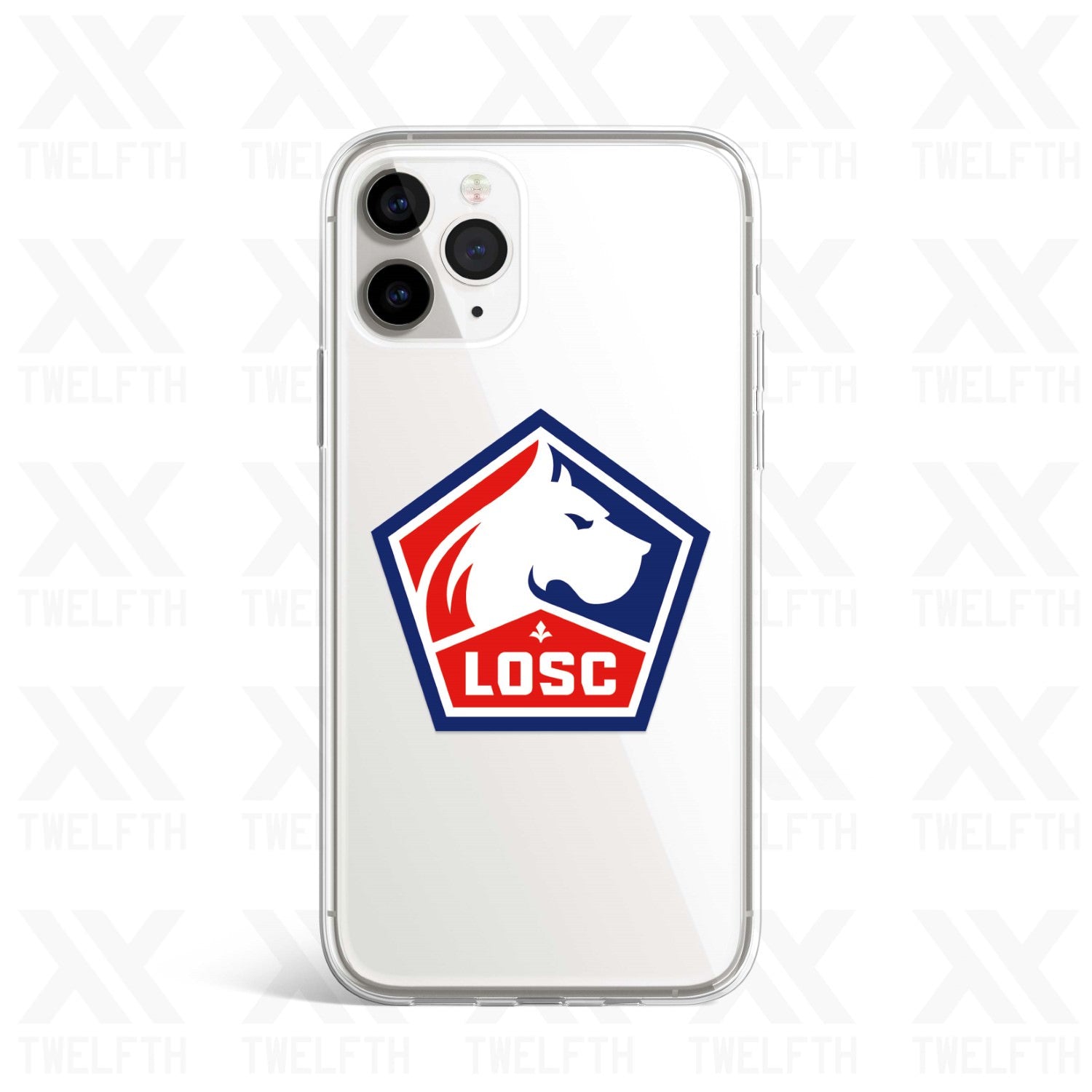 Lille Crest Clear Phone Case