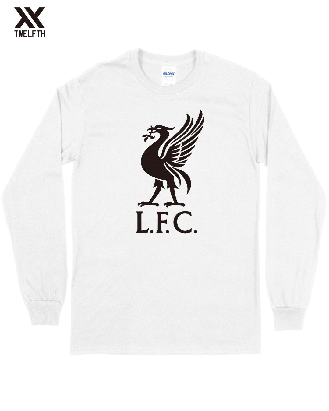 Liverpool Crest T-Shirt - Mens - Long Sleeve