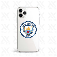 Manchester City Crest Clear Phone Case