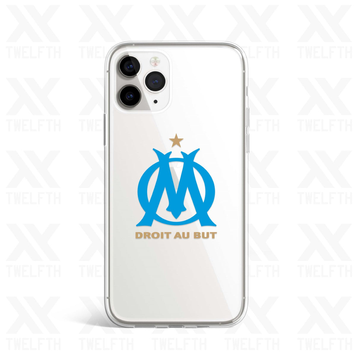 Marseille Crest Clear Phone Case