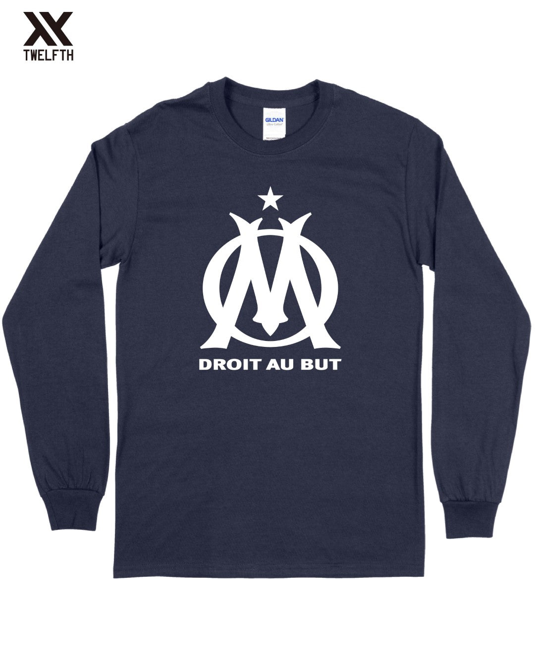 Marseille Crest T-Shirt - Mens - Long Sleeve