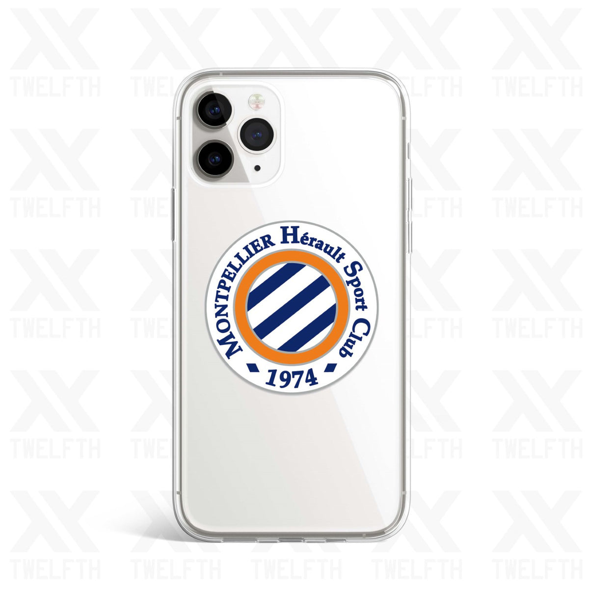 Montpellier Crest Clear Phone Case