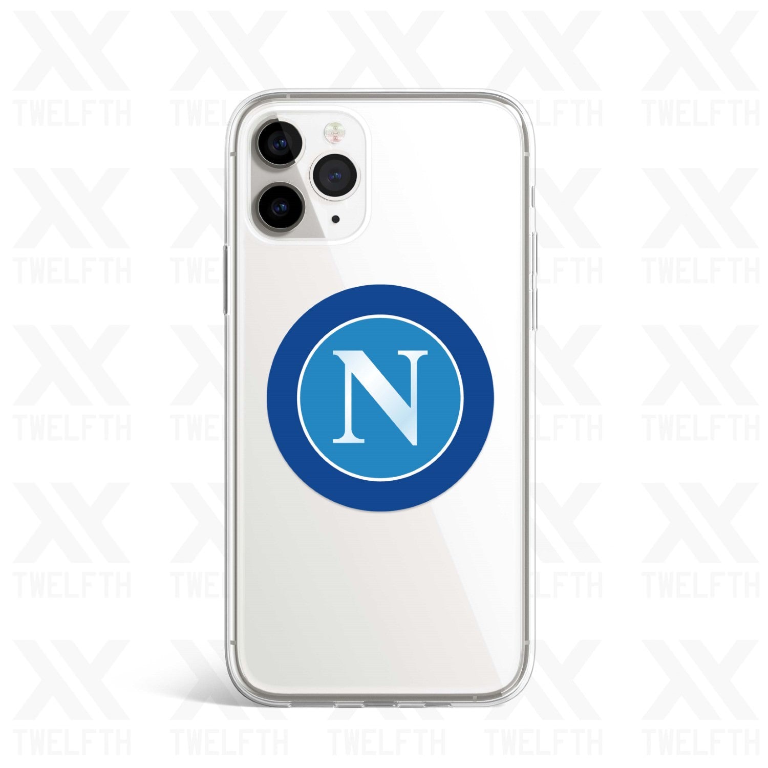 Napoli Crest Clear Phone Case