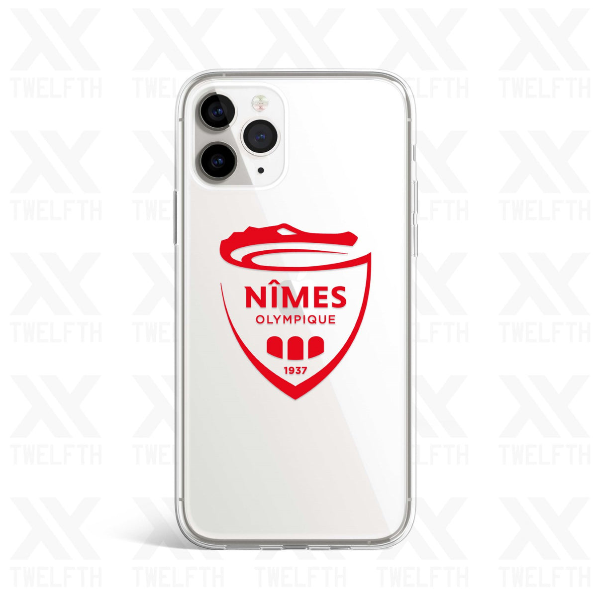 Nimes Crest Clear Phone Case