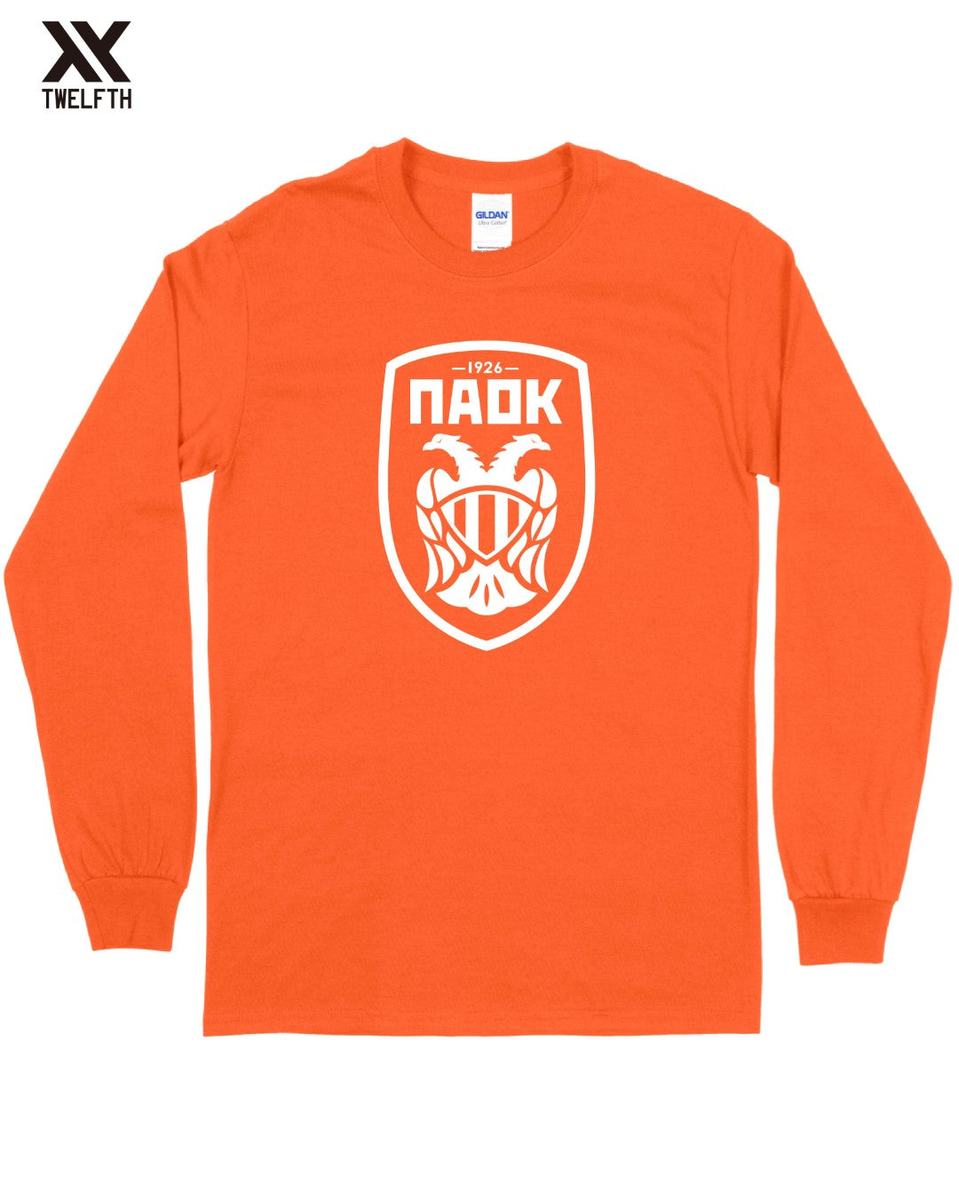 PAOK Crest T-Shirt - Mens - Long Sleeve