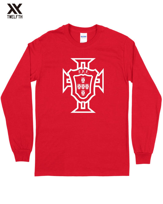 Portugal Crest T-Shirt - Mens - Long Sleeve