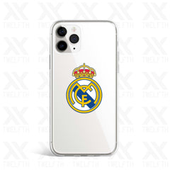 Real Madrid Crest Clear Phone Case