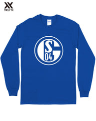 Schalke 04 Crest T-Shirt - Mens - Long Sleeve