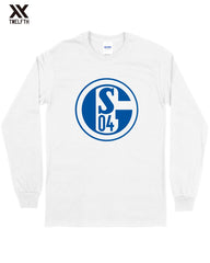 Schalke 04 Crest T-Shirt - Mens - Long Sleeve