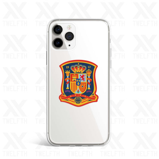 Spain Crest Clear Phone Case
