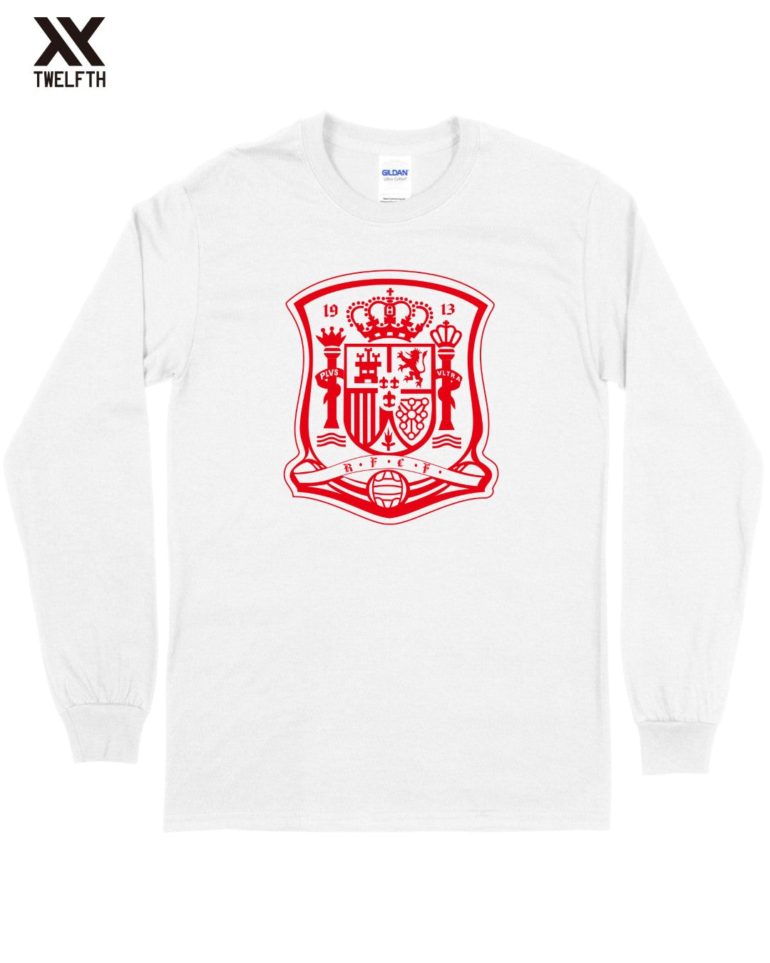 Spain Crest T-Shirt - Mens - Long Sleeve