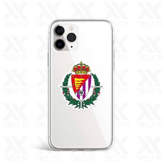 Valladolid Crest Clear Phone Case