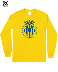 Villarreal Crest T-Shirt - Mens - Long Sleeve
