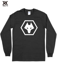 Wolves Crest T-Shirt - Mens - Long Sleeve