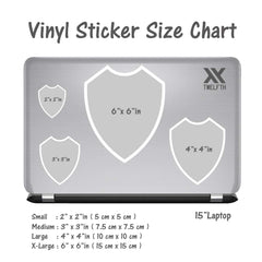 Club Atlas Removable Vinyl Sticker Decal