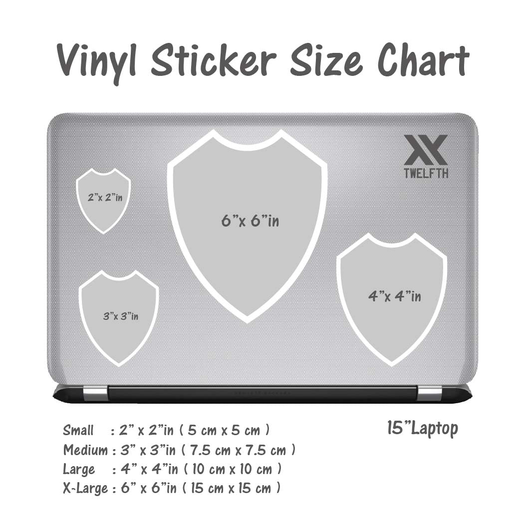 Frosinone Removable Vinyl Sticker Decal